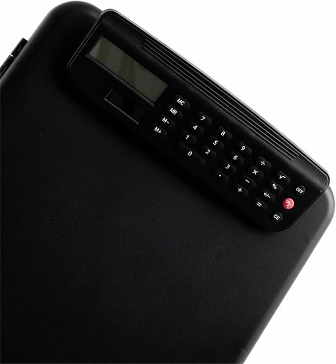 Clipboard with File Case and Calculator Portable Document Organiser Water - Image 5