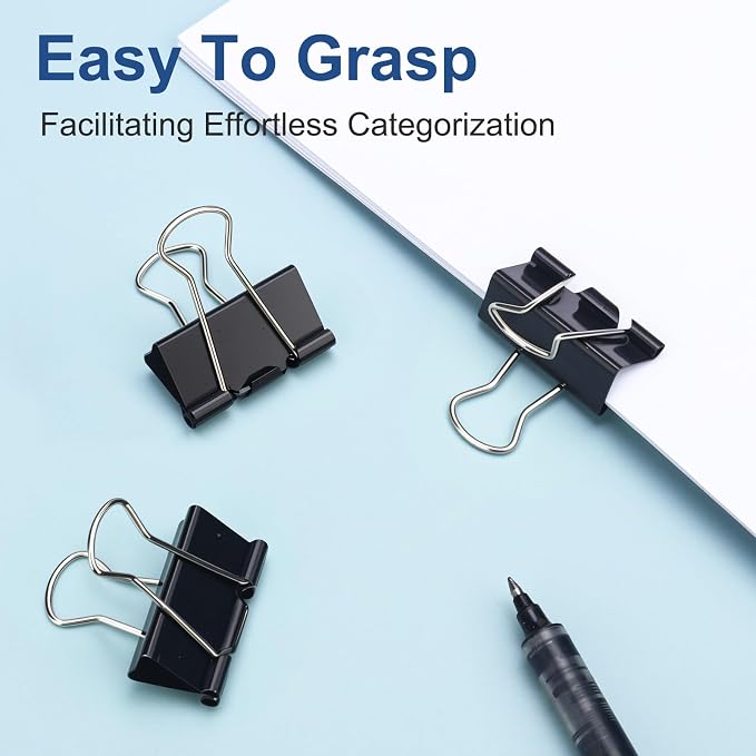 132 Pack Small Binder Clips 0.75 Inch - Image 6