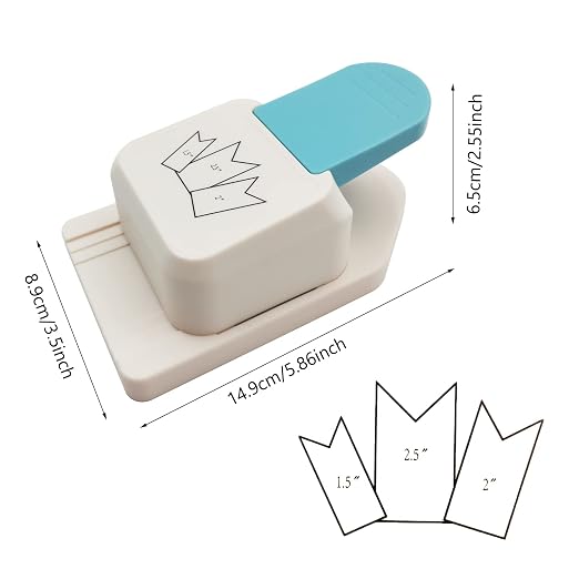 Punches for Paper Crafts 1.5, 2 or 2.5 Inch Gift Tag Paper Punches for - Image 2