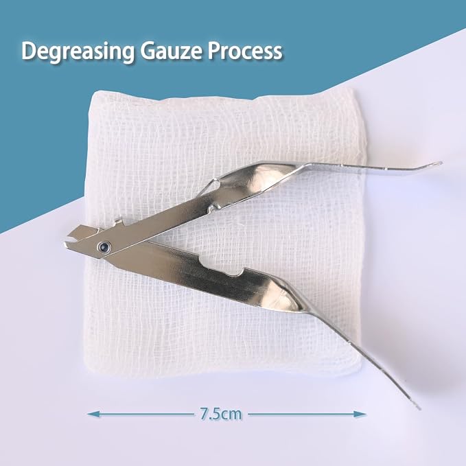 Skin Staple Removal Kit, Includes Staple Remover and Gauze Sponge - Image 2