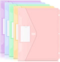 Forvencer Binder Pocket, 5 Pack Super Heavyweight Plastic Folders by Forvencer
