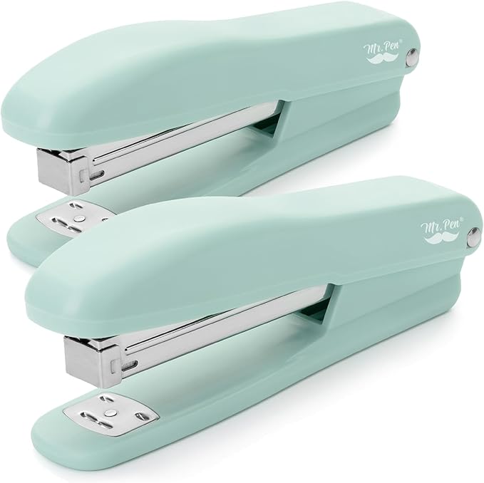 Mr. Pen- Office Stapler with Staples, 2 Pack, 200 Staples 1/4" | 20 Sheet by MrPen
