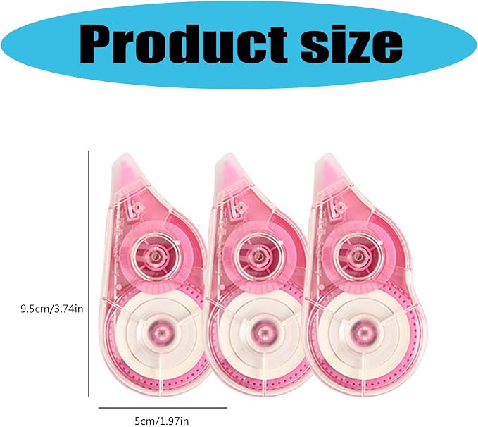 10Pcs Correction Tape Roller 8mx5mm Quick Dry White Out Correction Tape Total - Image 9