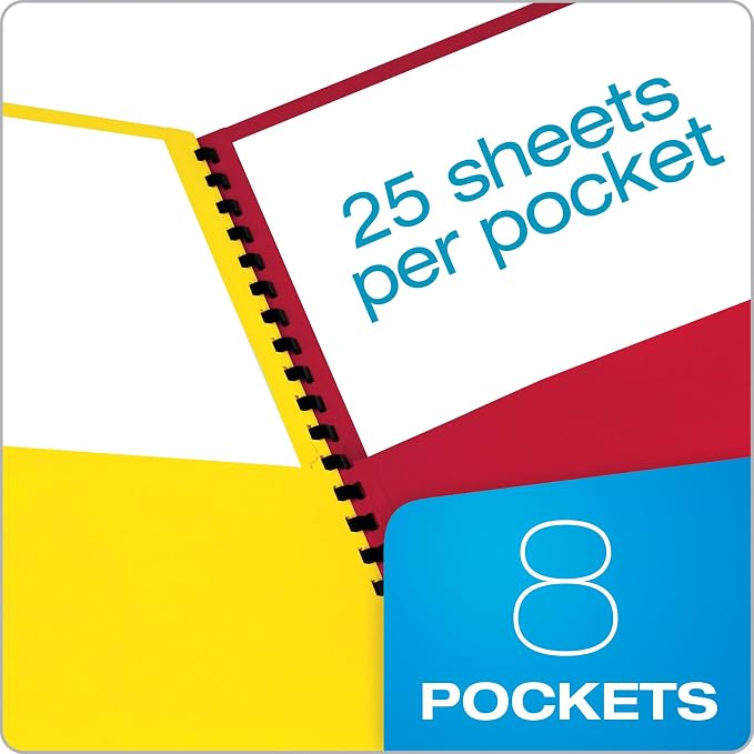 Oxford 8Pocket Organizer, Letter Size Folder - Image 2