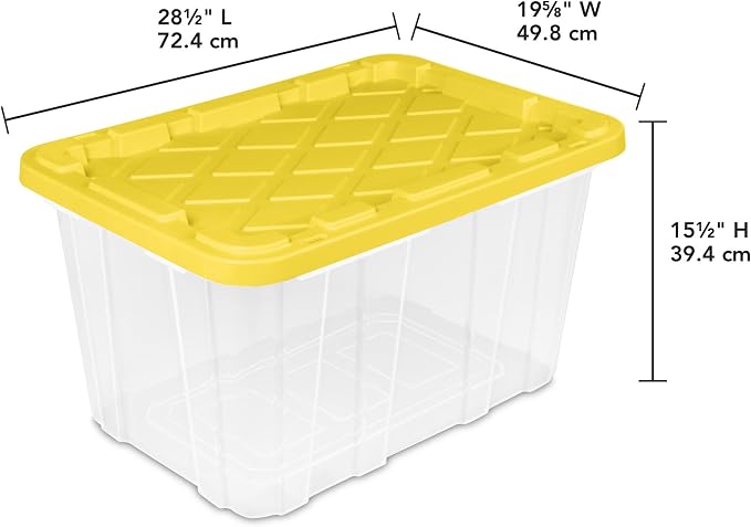 Sterilite 16-Pack Industrial Storage Box, 27 Gallon, and Office Organization - Image 2