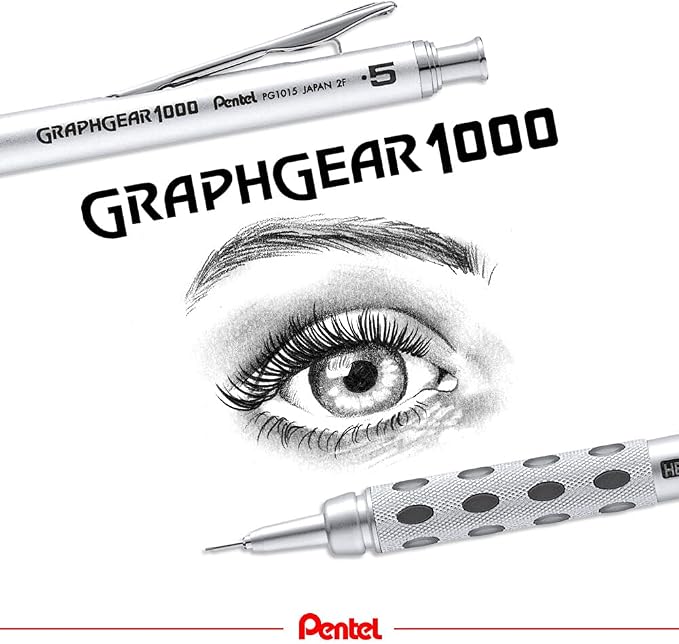 Pentel Graph Gear 1000 Mechanical Drafting Pencil 0.9mm Yellow - Image 8