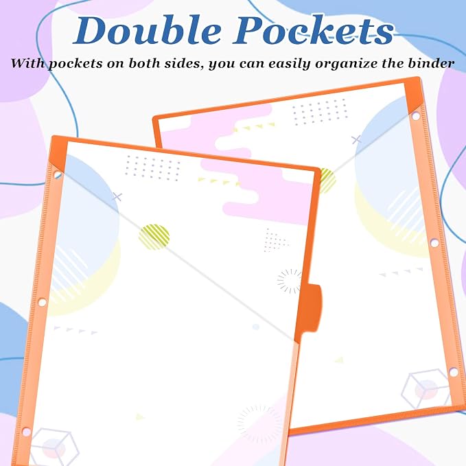 Epakh 24 Pcs Binder Dividers for 3 Rings Binders Index Dividers - Image 3