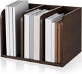Novabright Walnut Color Pine Wood File Magazine Holder Desk Organizer, 3 by Unknown