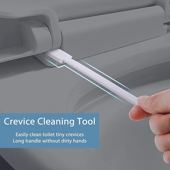 Lumkew 60Pcs Crevice Cleaning Tools, Disposable Toilet Brush - Image 2