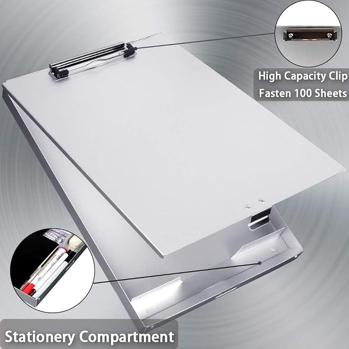ROCOFF Metal Clipboard with Storage - Image 2