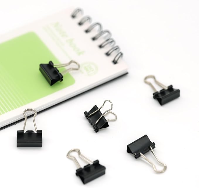 Ykimok 48Pcs Mini Binder Clips, 0.5 inch, Paper Clamps Micro Size - Image 5