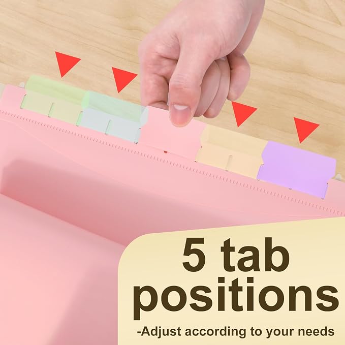 Extra Capacity Plastic Hanging File Folders Letter Size, 18 Pack 2 Inch - Image 7
