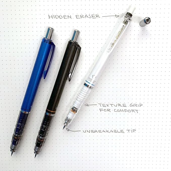 Zebra Pen DelGuard Mechanical Pencil Eraser Refills, Compatible - Image 2
