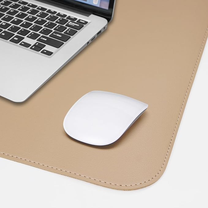 Desk Mat, 47.2" x 17" Leather Desk mat, Double-Sided Desk Pad, Desk matt - Image 5