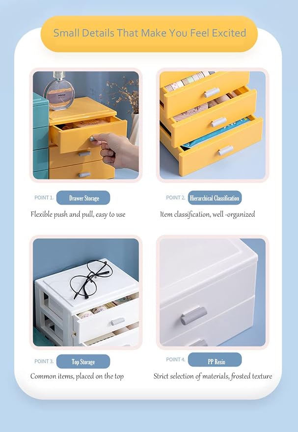 Small Stackable Desk Storage Box - Image 7