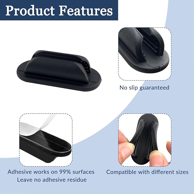 ZUFECY 6 Pack Adhesive Pencil Holders - Image 4