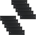 Antrader 10Pcs Name Plate Holders, Aluminium Alloy Name Plates, Sliding Room by Antrader