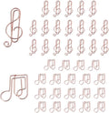 OWLFAVO Clef and Note Shape 40pcs Paper Clips by OWLFAVO
