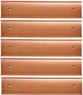 2“ × 8” Name Plate Wall Or Door Holder 5Pack Rose Gold by Icomecn