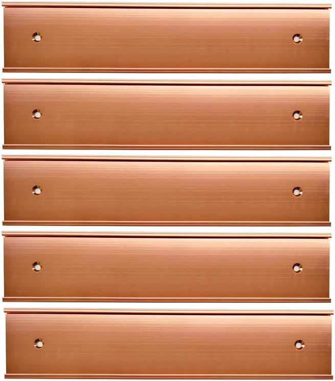 Nameplate Holder Wall or Door 5Pack by Icomecn