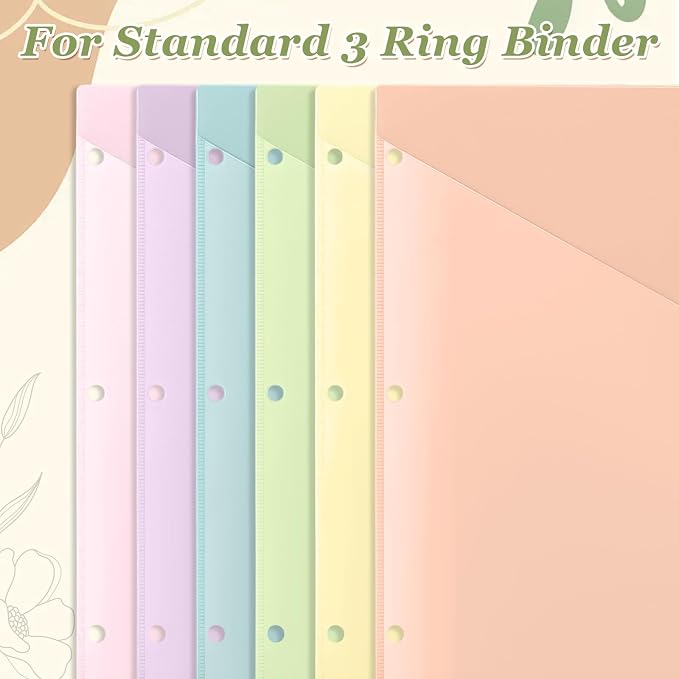 Epakh 24 Pcs Binder Dividers for 3 Rings Binders Index Dividers - Image 6
