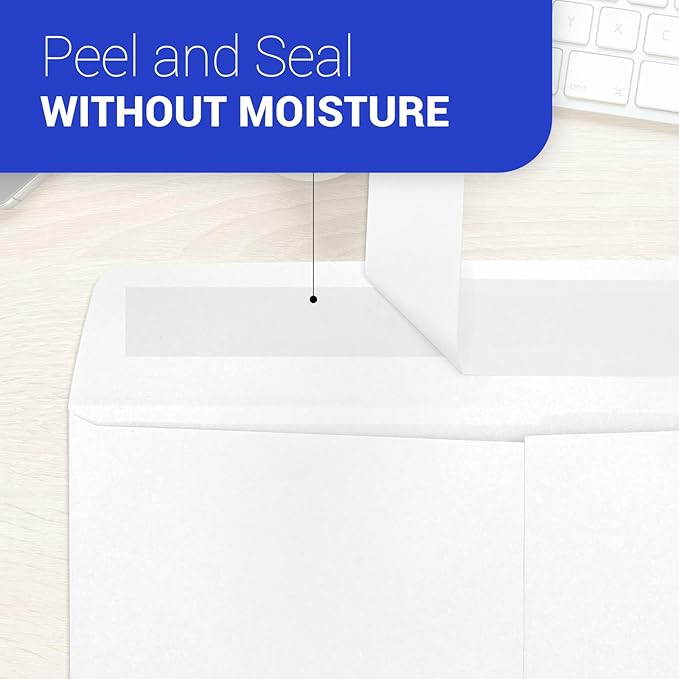 6x9 Expanding Manilla Envelopes Self Seal 25 Pack, Goefun Heavyweight 180 GSM - Image 5