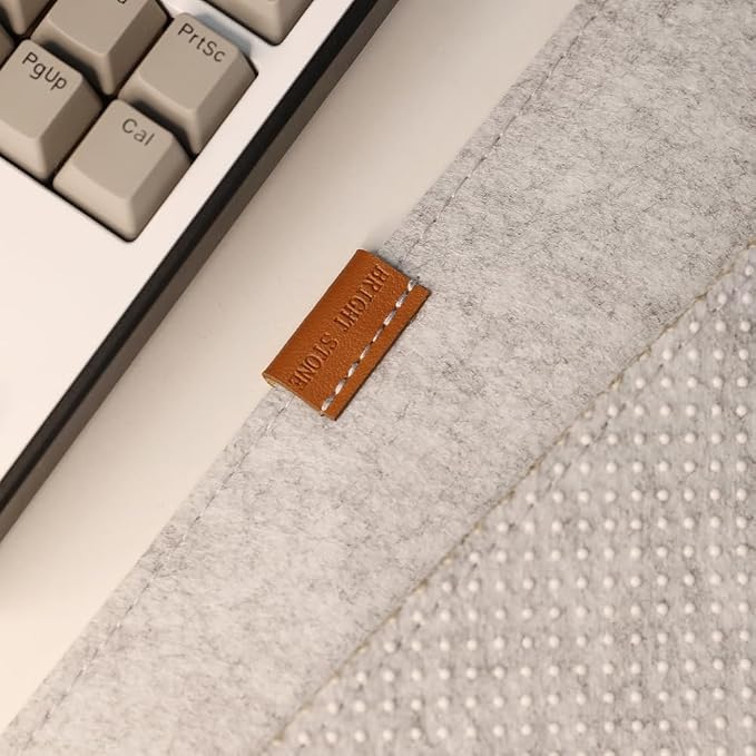 Bright Stone Felt Desk Mat, Non-Slip Mouse Pad, 35.4"x15.7" Office Supplies - Image 5
