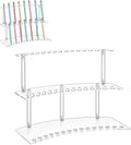 Zourane Acrylic Pen Display Stand, 2-Tier 30 Slot 1.3cm Wide Pen Holder by Unknown