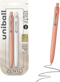 uniball™ Zento Gel Pens, 0.7mm Medium Point, Retractable, Smooth Writing by uni-ball