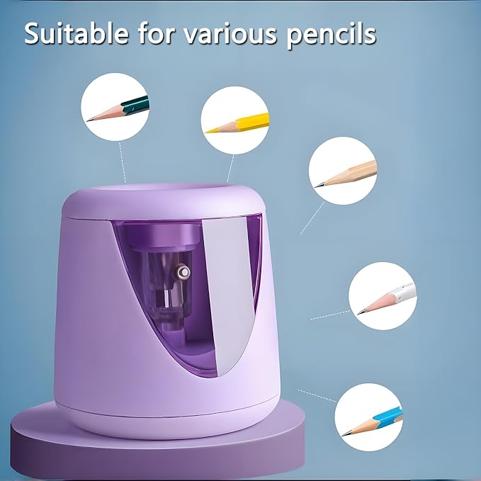 FASTSHARP Electric Pencil Sharpener, 3-5 Seconds Auto Stop, - Image 4