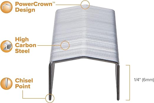 Bostitch B8 Staples 1/4 Inch PowerCrown Staples - Image 4
