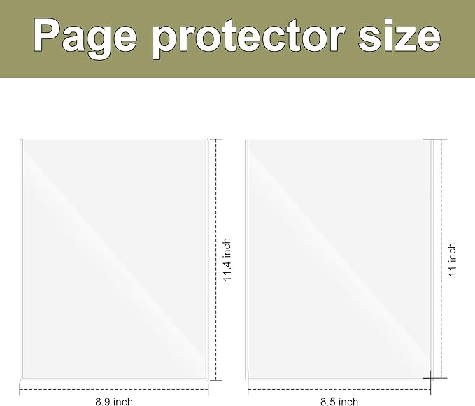 6 Pcs 8.5 x 11'' Rigid Print Protectors - Image 2