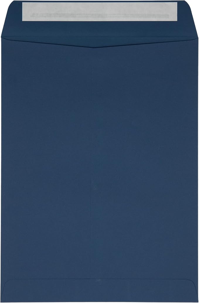 LUXPaper 9 x 12 Open End Envelopes | Peel & Press | Navy Blue | 80lb. Text | 50 - Image 3