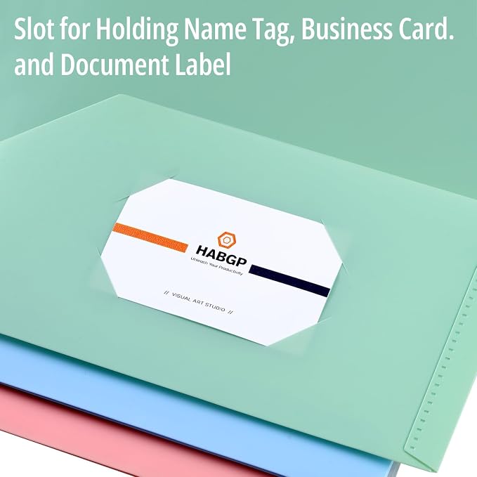 HABGP 12 Pack Colored File Folders - Image 4