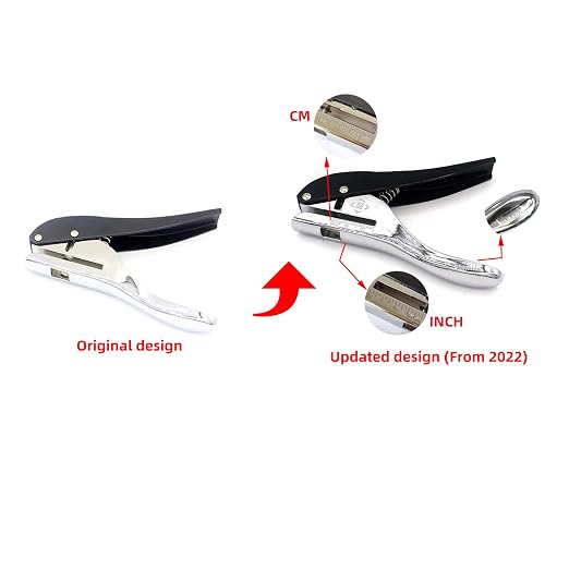 Metal Silver Hand-held 5/16 inch 8mm Round Heavy Duty Single Circle Hole Punch - Image 6