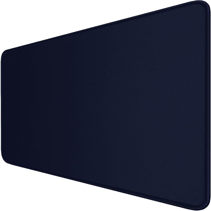 Large Gaming Mouse Pad with Stitched Edges, 47.3 X 23.6 in Desk Pad Durable by Hsmienk