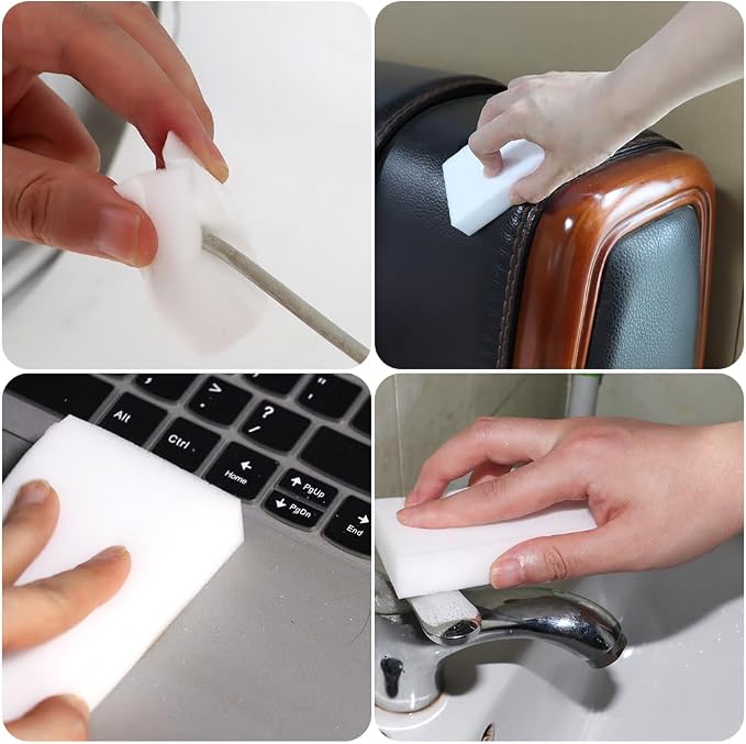 10 Pack Melamine Sponges Multi-Functional Cleaning Sponge Eraser - Image 6