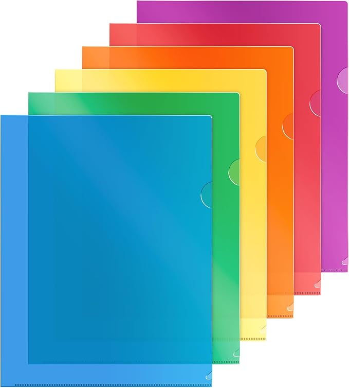 Dunwell Clear Folders for Documents, Plastic 8.5x11 File Sleeves for Document - Image 9
