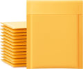 UCGOU Kraft Bubble Mailers 5x8.6 Inch Usable Size 5x7 Inch 50 Pack Yellow by UCGOU