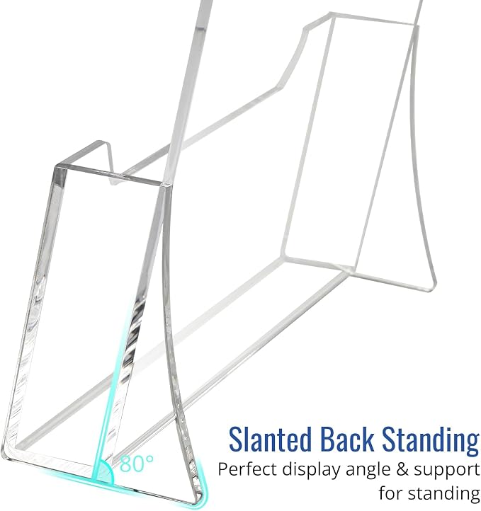 Acrylic Brochure Holder 8.5 x 11 inch 2 Pack, Literature, Desk Holder, - Image 9