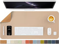 Cork Apricot Desk Mat by HOMIEAZICOZI