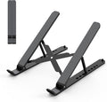 Tonmom Laptop Stand for Desk, Adjustable Laptop Riser ABS+Silicone Foldable by Tonmom