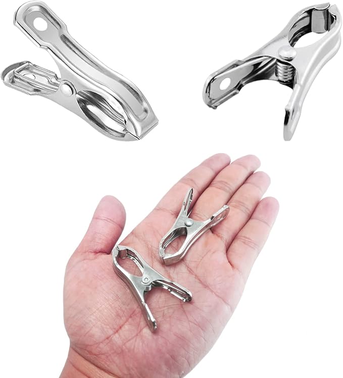 20 Pcs 2inches Gardening Clips for Netting, Have a Strong Grip of Metal Clips - Image 8