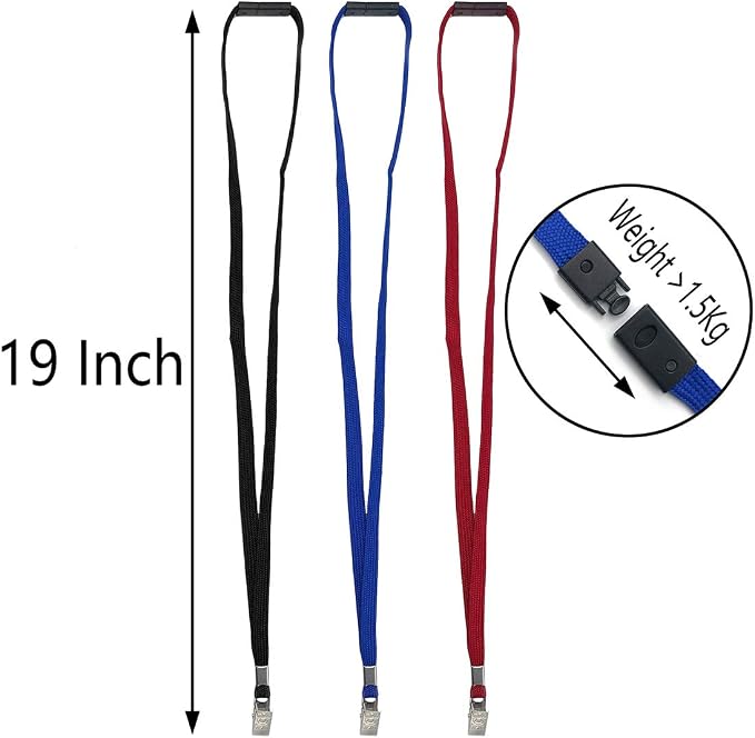Bird Fiy Lanyards Breakaway Bulk Blue Lanyards Neck Flat Safety Badge Lanyard - Image 2