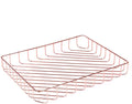 Rose Gold File Organizer for Desk Letter Size Desk Paper Organizer Trays Large by Fvstar