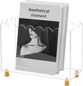 Acrylic Magazine Holder, Magazine Rack Floor, Crystal Clear Stylish Organizer by TOCEMEI
