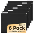 SUNEE 6 Pack Hanging File Folders, Hanging File Folders Letter Size by SUNEE