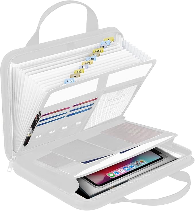 onvvippiv File Organizer Fireproof Expanding Accordion File Folder by onvvippiv