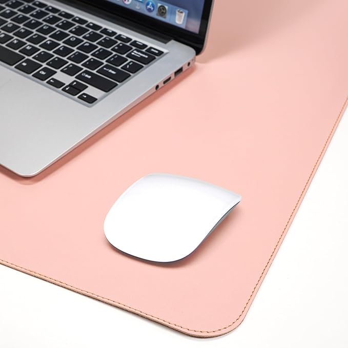 AFIING Cork Desk Mat, Rose Pink, 31.5" x 17", Desk Pad Protector | Dual-Sided - Image 5