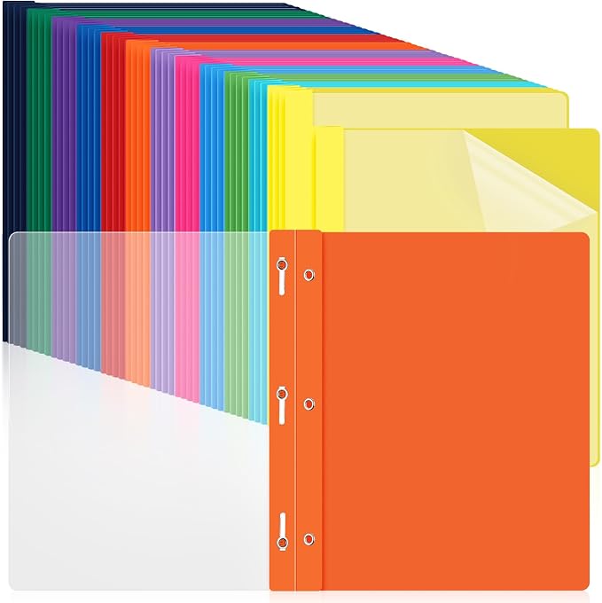 Feifeiya 36 Pack Plastic Report Covers by Feifeiya